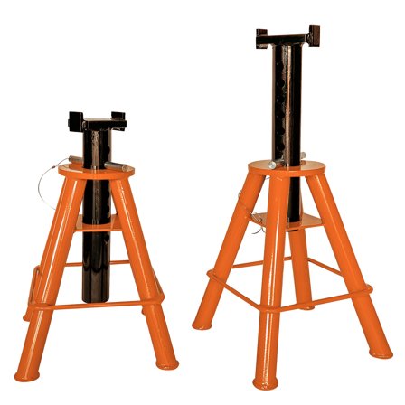 10 Ton Medium Height Jack Stand Set (2pk)