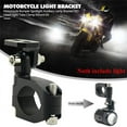 thumbnail image 4 of 2Pcs Motorcycle Spot Light Bracket Mount For LED Headlight Fog Lamp Clamp Holder, 4 of 5