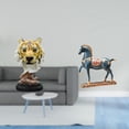 thumbnail image 2 of Escultura De Cabeza De Caballo Tigre, Figura De Animal, Artesanía Moderna, Estatua Para Entrada, Sala De Estar, Estantería, Mesa, Pasillo, Decoración Feng Shui, Adorno De Caballo De Pie,, 2 of 8