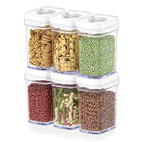 DwËllza Kitchen Airtight Food Storage Containers With Lids 6 Piece Set All Same Size Medium DwËllza Kitchen Airtight Food Storage, Dwellza Kitchen Airtight Food Storage Containers With Lids