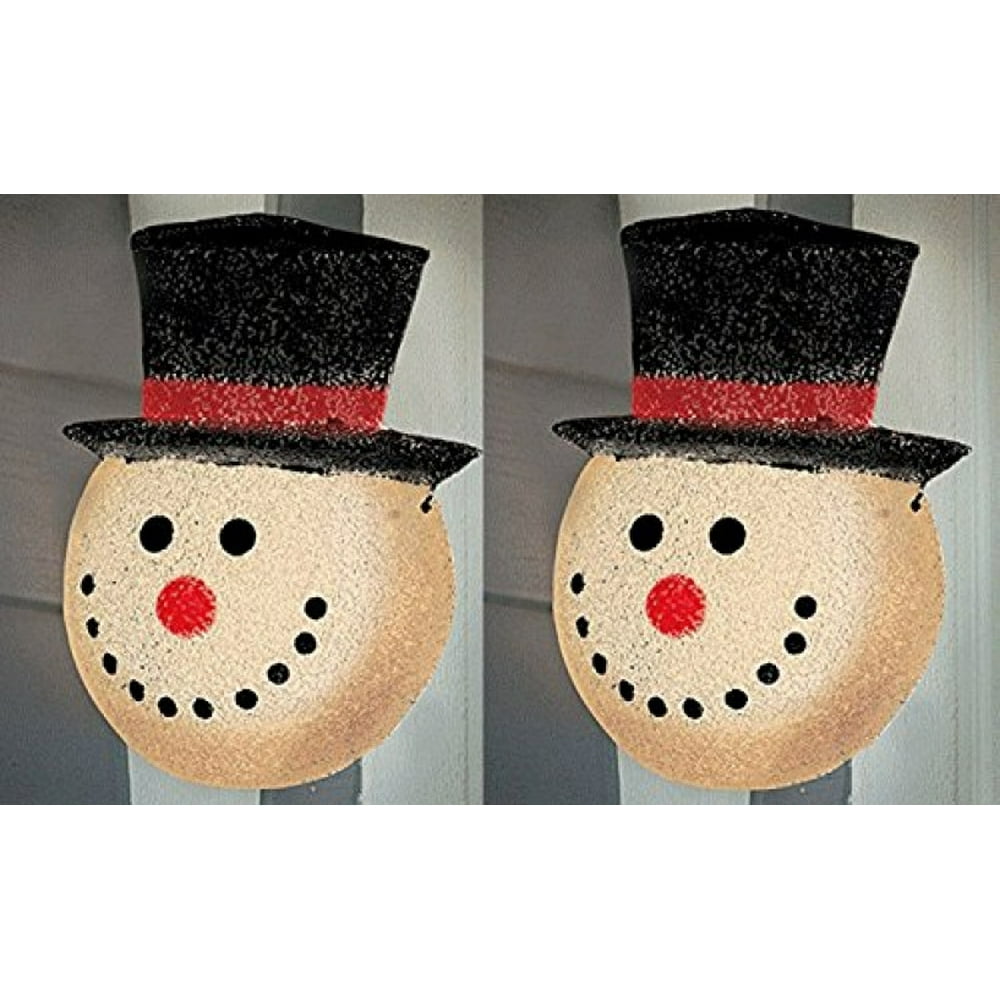 Snowman Holiday Porch Light Cover (2 Pack)