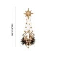 thumbnail image 3 of Christmas Nativity Scene Wall Decoration, Lighted Bethlehem Star Christian Wall Decor, Religious Christmas Wall Lights for Indoor Outdoor, 3 of 6