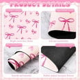 thumbnail image 3 of 2 Pack Pink Bows Dish Drying Mat 12" x 19" Large Absorbent Coffee Machine Bar Mat Kitchen Counter Pad Decor for Kitchen Counter Coffee Station Accessories Organizer, 3 of 6