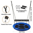 thumbnail image 5 of RedSwing 43" Flying Saucer Swing – Heavy-Duty Outdoor Round Tire Swing for Kids, 500 lbs Capacity, Blue, 5 of 7