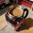 thumbnail image 3 of Fire Rescue Mug For the Bravest Among Us, Handcrafted Fire Rescue Car Coffee Mug, 3 of 5