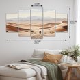 thumbnail image 4 of Designart "Dunes Saharan in Africa III" African American Metal Wall Décor Set, 4 of 5