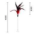 thumbnail image 2 of Cat Teaser Wand Sucker Bell Fake Feather Cat Teaser Toy Pet Interactive Toy, 2 of 10