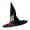 Black, variant on Gothic Theme Party Witch Hat for Role Play and Halloween Accessory White One Size