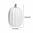 thumbnail image 3 of Bdday 6 Inch Large Artificial Pumpkins, Big Pumpkins Faux Foam Harvest Pumpkins for Fall Autumn Thanksgiving Seasonal Holiday Decor Decorations, 3 of 6
