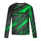 thumbnail image 5 of Blusas y camisas de manga larga con cuello redondo para hombre, blusa informal de manga larga con cuello redondo y estampado de rayas, blusa de poliéster para hombre, 5 of 5