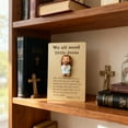 thumbnail image 3 of Mini Jesus Inspiration Figurine with Scripture Card - Faith-Based Desktop Decoration, Encouraging Religious Figurine for Home & Office, Small Resin Statue with Inspirational Verse, Multicolor, 3 of 3