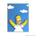 thumbnail image 3 of Cuadro sobre lienzo de anime clásico Los Simpson, imágenes artísticas de pared, carteles de dibujos animados e impresiones para la sala de estar, el dormitorio de los niños, la decoración del hogar, 3 of 5