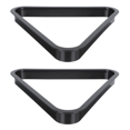 thumbnail image 1 of 2 Pcs Billiard Tripod Vintage Frame Billiard Balls Triangle Racks Table Billiards Tripod Plastic Billiards Frame Billiards Rack Black 29.5X26CM, 1 of 6