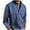 Blue, variant on 50% Off Clear! Button-Up Shirts Long Sleeve for Men Casual Solid Long Sleeve Pockets Turndown Collar Buttons Blouse Shirt Black M