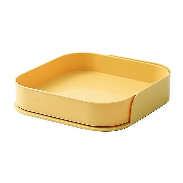 Almacenamiento de condimentos de cocina giratorio multifuncional, estante para bebidas y refrigerador, almacenamiento de cosméticos (ye
