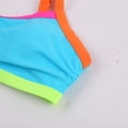 thumbnail image 4 of GEWSEY Womens Bikini Sets Color Block Swimsuits Supportive Wide Strap Two Piece Bathing Suit 2026 (Light Blue, XL), 4 of 9