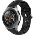 thumbnail image 2 of Tianle Compatible for Samsung Galaxy Watch 3 45mm/Galaxy Watch 46mm/Gear S3 Frontier/Classic Watch, 22mm Watch Band Quick Release Silicone Breathable Strap Wristband for Men, 2 of 5