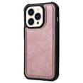 thumbnail image 6 of Allytech Detachable Wallet Case for Apple iPhone 15 Pro, Vintage PU Leather Folio Flip Wallet Case Multiple Cards Slots Kickstand Shockproof Protective Phone Case for iPhone 15 Pro - Rosegold, 6 of 17