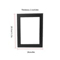 thumbnail image 4 of Marco de pared de madera para sala de estar, dormitorio, pasillo, escena, foto, fotografía familiar, marco de almacenamiento A4 Methold HA001377-16, 4 of 6