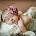 thumbnail image 6 of My Lello Baby Girl Ruffle Singed Rose Nylon Elastic Headbands Set 2pcs - Large - Burgundy - Truffle, 6 of 8
