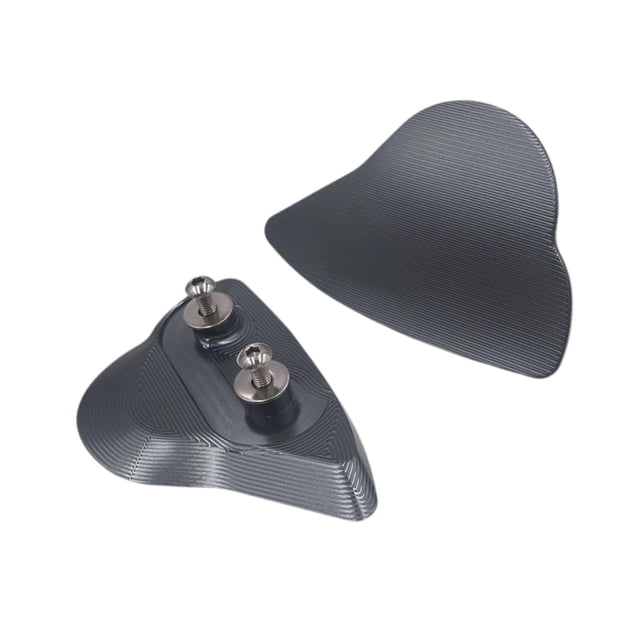 koolsoo 2 Pcs Plaques de Blocage de Rétroviseur de Moto pour -r6 2017-2024 Gris