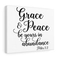 thumbnail image 4 of Scripture Walls  Grace And Peace Peter 1:2 Bible Verse Canvas Christian Wall Art Ready to Hang Unframed, 4 of 12