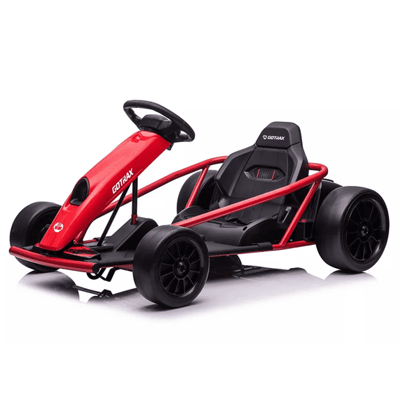 GOTRAX Drift Go Kart Ride on for Kids, Steel Frame, up to 8 mph, 120 lb Weight Capacity, UL2272