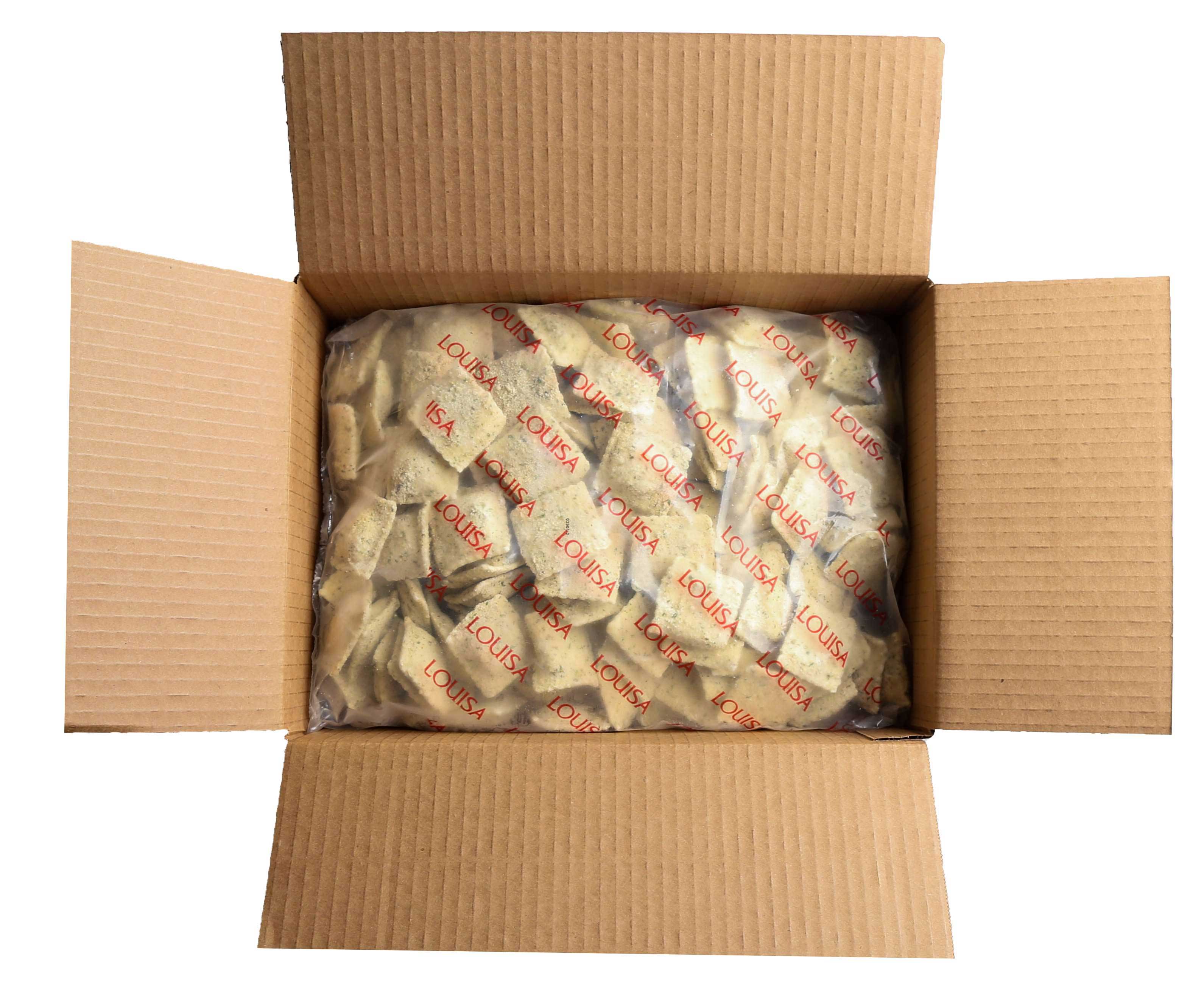 Louisa Food Products Louisa Breaded Beef Ravioli, 5 Pound -- 2 per case