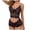 Black, variant on WHEANG Women Lace Pajamas Set Lightweight Hollow Out 2 Piece Bra Shorts Set Sheer Floral Lace Pajamas Romantic Honeymoon Sleepwear PJ Sets for Woman S Black