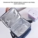 thumbnail image 3 of Sonducket Bolsa de almuerzo de papel de aluminio, bolsas térmicas para alimentos, almacenamiento de Picnic aislado, gran capacidad, contenedor de viaje Bolsas de mensajero y de hombro Gris Sonducket AP012493-01, 3 of 6