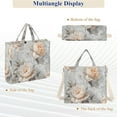 thumbnail image 6 of FORMRS Womens Corduroy Tote Bag Crossbody Shoulder Handbag with Pocket, Beautiful Floral, 6 of 7