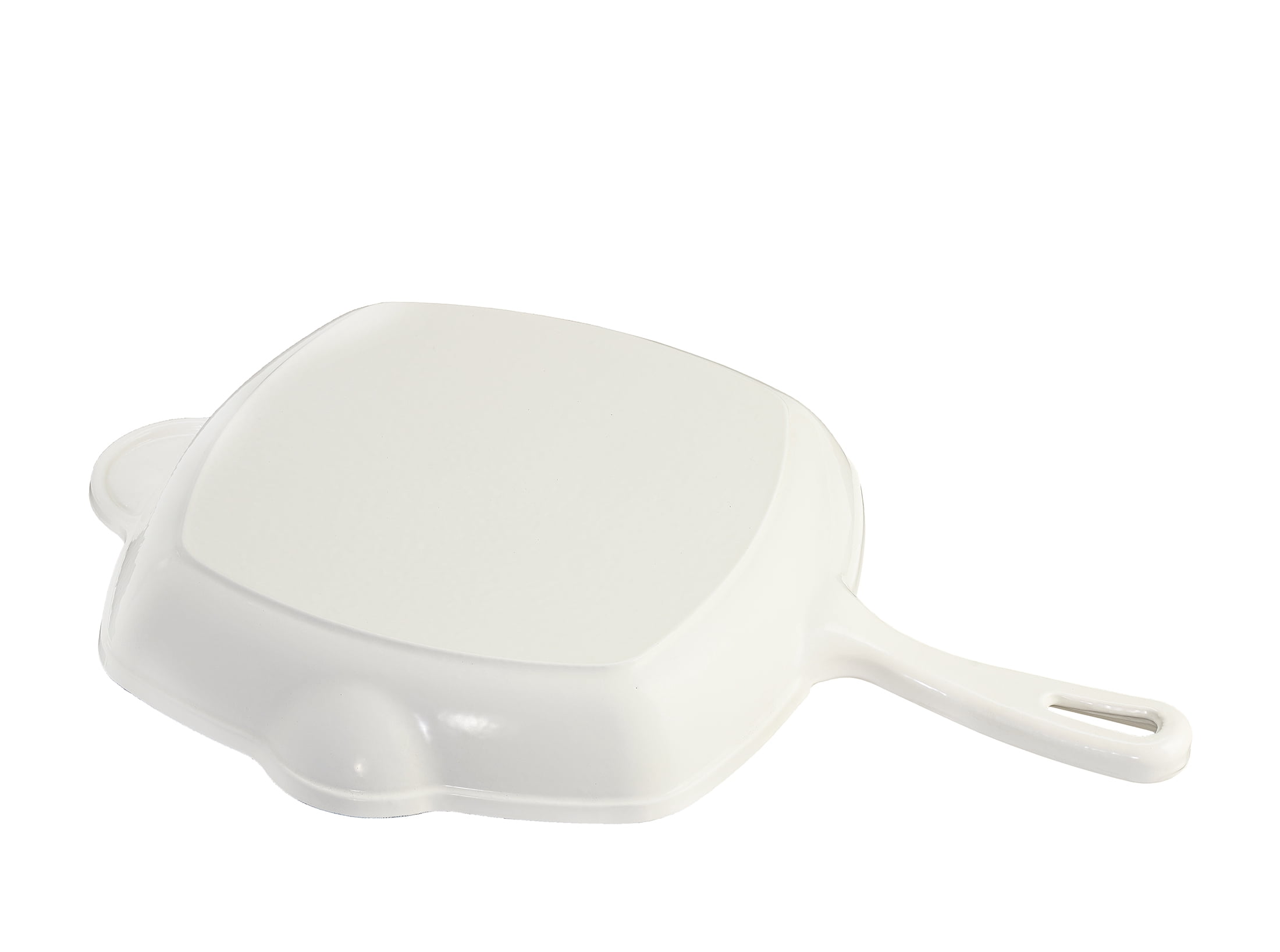 Servappetit - Glazed Enamel Cast Iron Square Grill Pan, 10 x 2 Inches