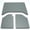 Gray, variant on 2007-2010 4-Door Jeep Wrangler Sound Deadening Headliner, Black - 3 Piece