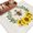 Dark Green, variant on Area Rug for Living Room, Sunflowers Bees Non-Slip Indoor Large Carpet for Bedroom/Dining Room, Spring Farmhouse Honey Flowers Leaves Washable Low-Profile Rectangle Floor Runner Rugs - 5 x 7 Ft