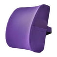 thumbnail image 1 of Milaget Back Support Cushion Breathable Lightweight Memory Foam for Sofa Home Gift Violet, 1 of 9