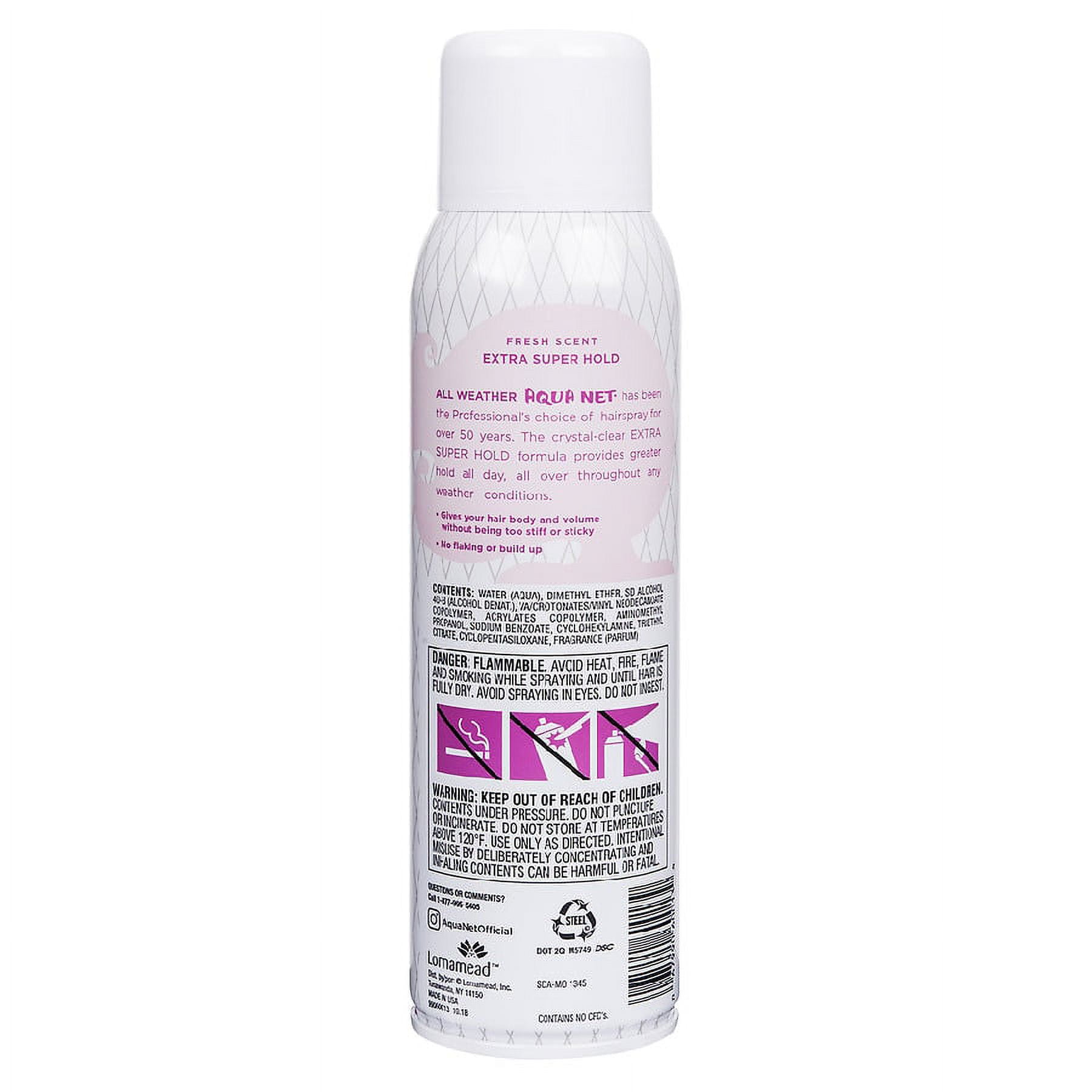 Aqua Net Extra Super Hold Hairspray (aerosol can) - Reviews