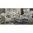 thumbnail image 3 of ACME Vendome II Wooden End Table with Scrolled Leg in Antique Pearl, 3 of 7