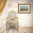 thumbnail image 3 of Wilson, Emily 14x11 Gold Ornate Wood Framed with Double Matting Museum Art Print Titled - Trapani Province-Marsala Wind mills at the salt evaporation ponds in the Stagnone Nature Reserve, 3 of 4
