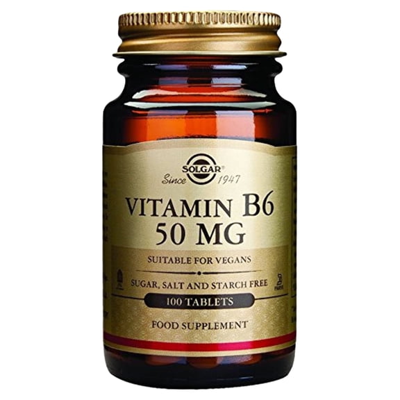 Solgar Vitamin B6 50 mg 100 Tablets