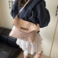 thumbnail image 4 of Bolso de mano de gran capacidad para mujer, novedad de 2025, de alta gama, informal, de piel suave, tipo mensajero, tipo bandolera, 4 of 4