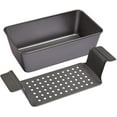 thumbnail image 1 of Chicago Metallic Moule à Pain de Viande Sain Professionnel, Ensemble de 2 Pcs, Gris, 1 of 4
