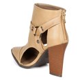 thumbnail image 3 of Bumper Odin-04 New Women Pointy Toe Cut Out Harness Triangular Heel Ankle Boot, 3 of 5