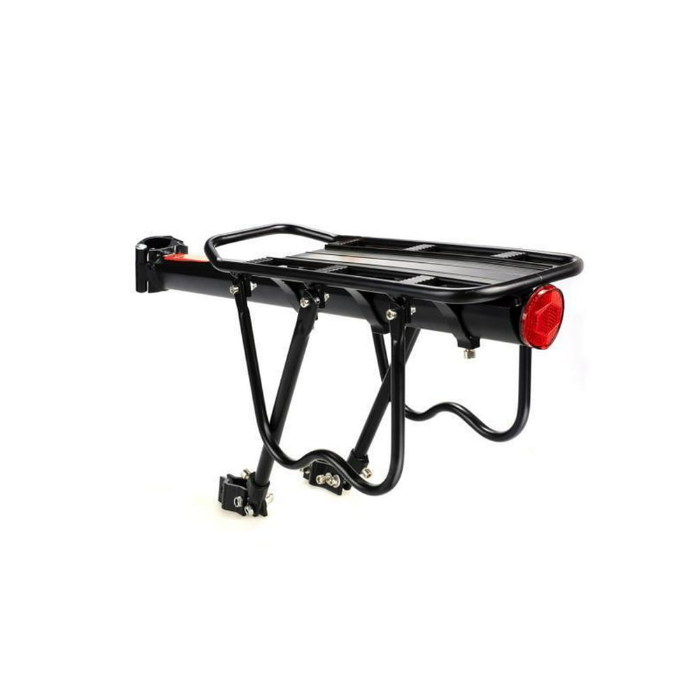 50Kg Capacity Bicycle Rear Carrier Rack Alloy Utility Bike Back Seat