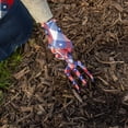 thumbnail image 5 of Expert Gardener Unisex Nitrile Gardening Gloves, Texas Pattern, Blue and Red, 5 of 9