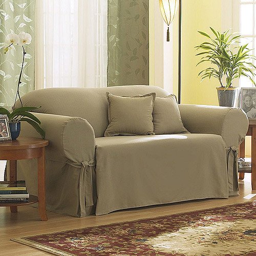 Sure Fit Cotton Duck Sofa Slipcover