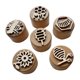 thumbnail image 3 of Sellos de madera redondos, decorativos, sellos de arcilla de juguete de aprendizaje de jardín de infantes creativos para Bee Cycle Beehive, 3 of 9