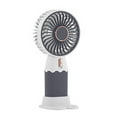thumbnail image 5 of USB Rechargeable Cartoon Mini Fan Portable Handheld Phone Holder for Kids, 5 of 10