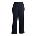 thumbnail image 6 of Heart N' Crush Plus Size Solid Wide Leg Pants with Foldover Waist, 6 of 6