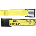 thumbnail image 6 of Ratchet Tie-Down Straps with Flat Hooks, 2" x 27' Ratchet Straps Yellow | 10,000 Lbs Breaking Strength | TieDown Ratchet Straps for flatbed, Truck, Trailers Pickup, 6 of 7
