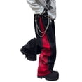 thumbnail image 2 of Mrmall Mens Baggy Jeans Hip Hop Y2K Denim Pants Wide Leg Patchwork Denim Jeans, 2 of 6